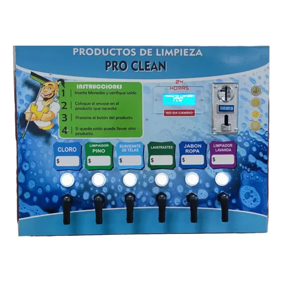 Maquina Vending Despachador De 6 Productos De Limpieza