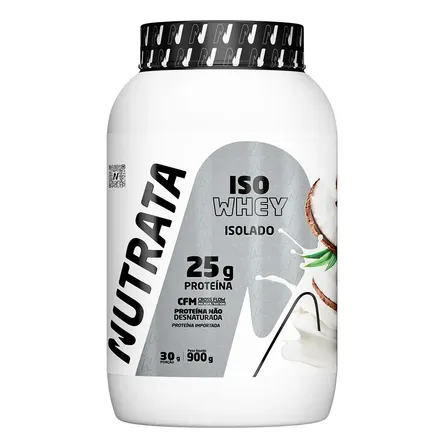 Iso Whey Pote 900g Coco Nutrata