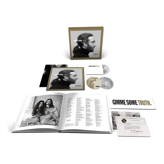 Box John Lennon  Gimme Some Truth - 2 Cd + Blu-ray + Livro