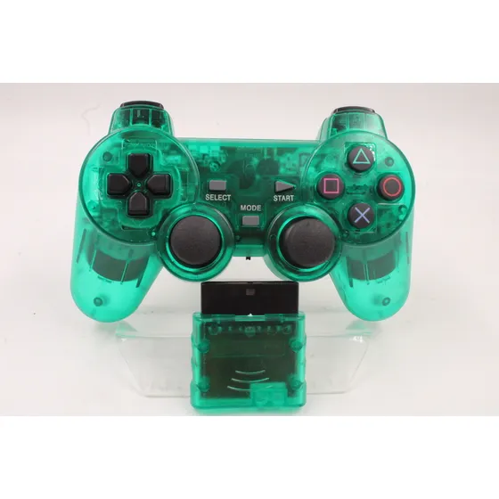 Controle - Playstation 2 Verde Translúcido Sem Fio (1)