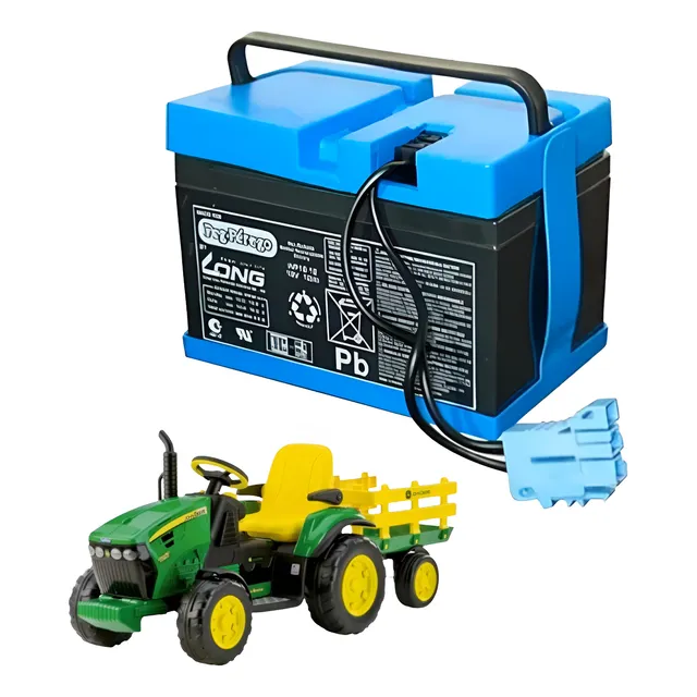 Bateria Trator Elétrico Jonh Deere 12v Original Peg Perego