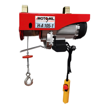 Guincho De Coluna Eletrico 300/600kg Ha-105 Motomil Mono Cor Vermelho Quantidade De 1 Guincho De Coluna Eletrico 300/600kg Ha-105 Motomil Mono Cor Vermelho Quantidade De 1