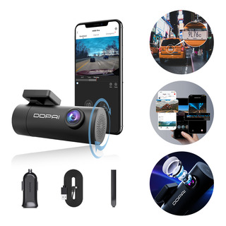 Câmera Veicular Ddpai Mini Pro 1296p Para Carro Com App Câmera Veicular Ddpai Mini Pro 1296p Para Carro Com App