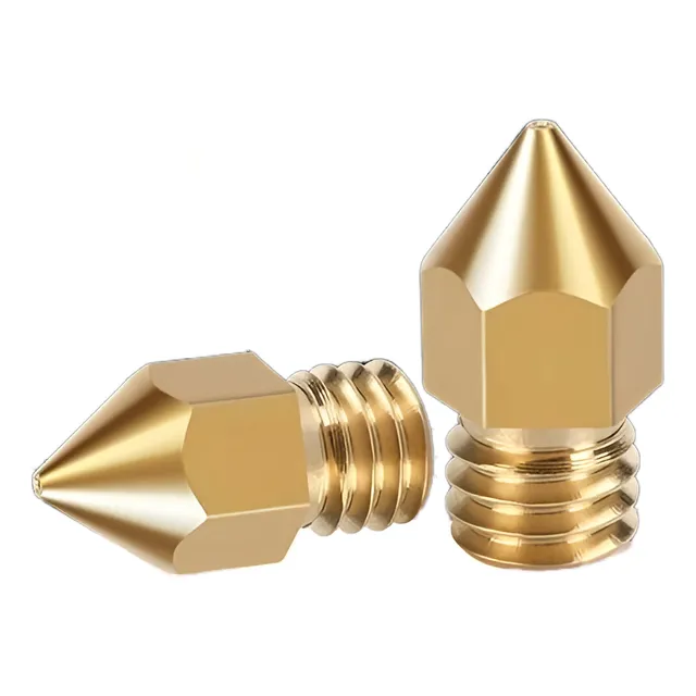5 Boquilla Para Impresora 3d De Bronce Diámetro De 0,2 Mm