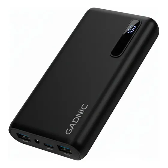 Power Bank Gadnic BC-19 15000 mAh Alta Capacidad Doble Salida Carga Rápida Diseñ