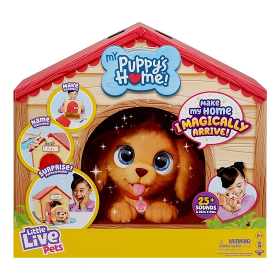 Casa Perrito Mascota Interactiva C Sonidos Live Pets P Niños