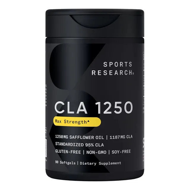 Cla 1250 Mg Max Sports Research 90 Cápsulas Blandas Sin Sabor