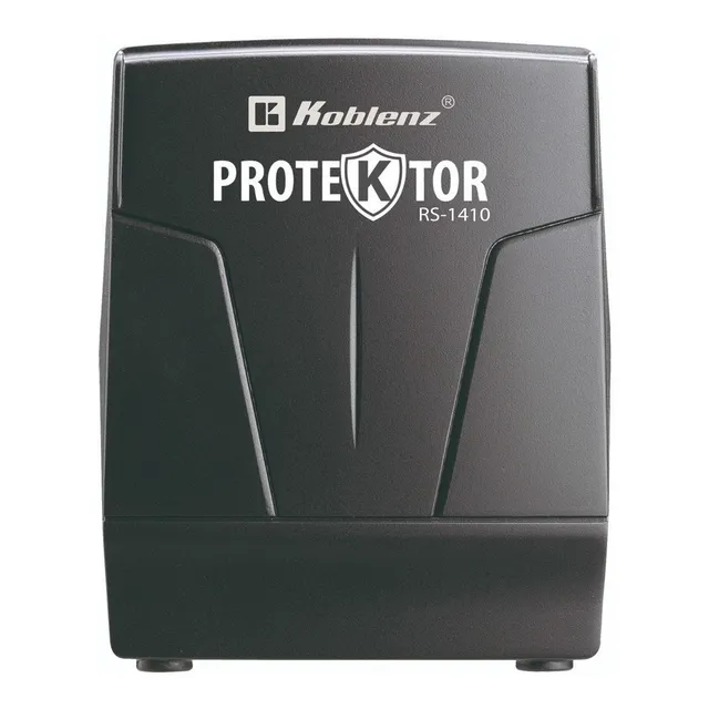 Regulador De Voltaje 8 Contactos Koblenz RS-1410, Para Hogar y Oficina, 1410Va / 700W, Luz Led, 120 V, Color Negro
