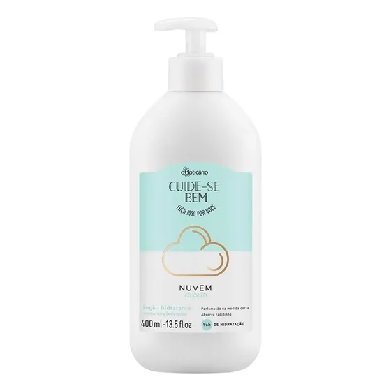Crema hidratante para el cuerpo Boticário Cuide-se Bem Nuvem 400mL