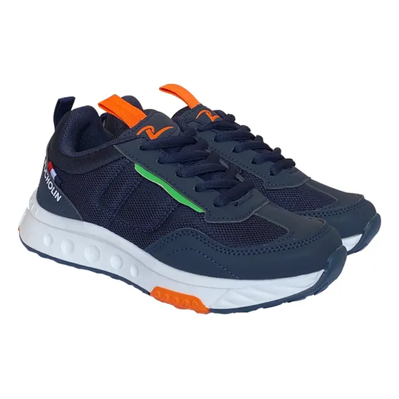 Zapatos Deportivos Para Niños Niñas Star Azules Pocholin