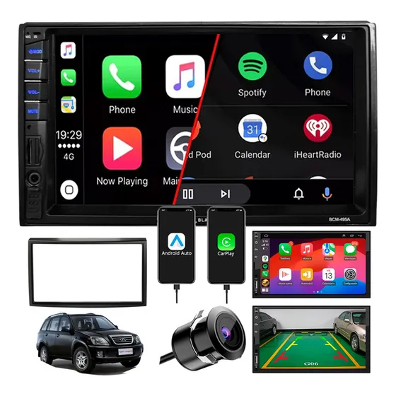 Estereo Pantalla Blauline Bt Usb Gps Mirror Chery Tiggo Cjf