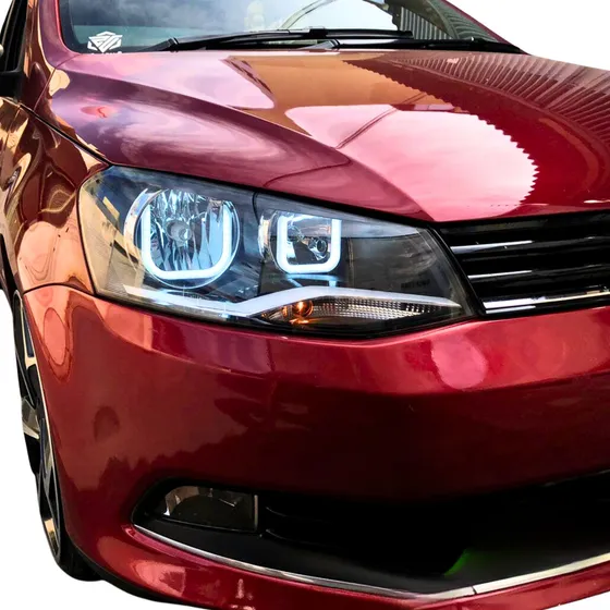 Angel Eyes Rjled Projetos Led Drl P/ Vw Gol G6 Tipo U Melhor