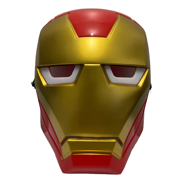 Mascara Con Luz Iron Man Marvel Ditoys Careta Halloween
