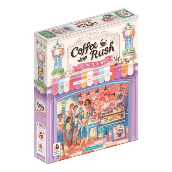 Coffee Rush Expansión Piece Of Cake Juego De Mesa En Español