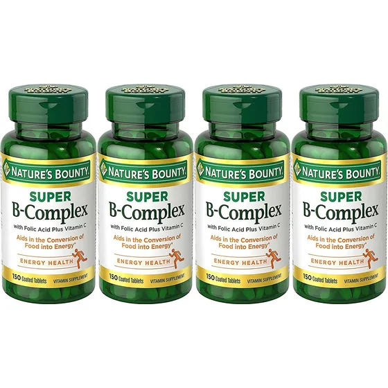 Complemente El Complejo B De Nature's Bounty Con Ácido Fólic