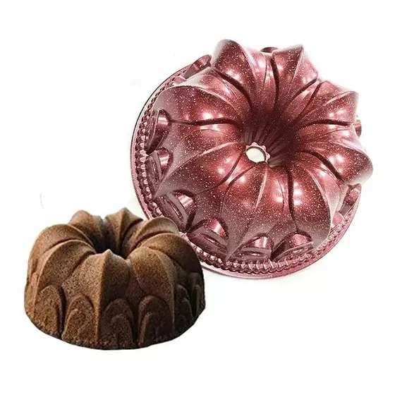 Molde De Silicon  Flor De Lis Gelatinas Corona Repostería