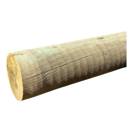 Poste De Madera Pino Impregnado 10cm X 120cm 1 Pieza Verde Claro