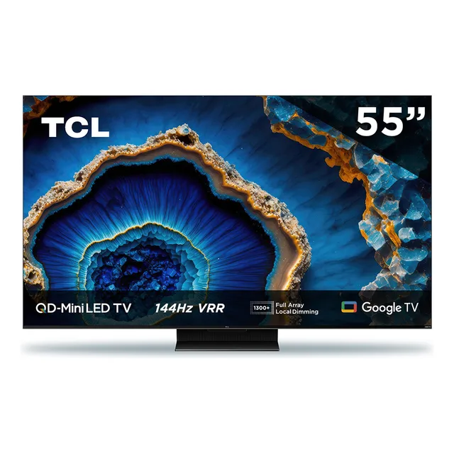 Pantalla 55 Tcl Qd-mini Led 4k Hdr Google Tv Mod 55qm741g