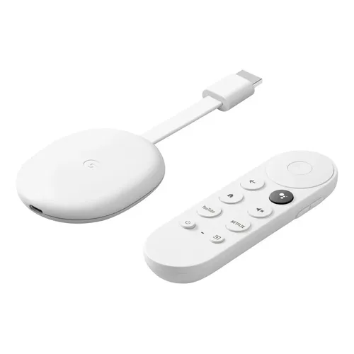 Google Chromecast with Google TV 4ª geração Com comando de voz