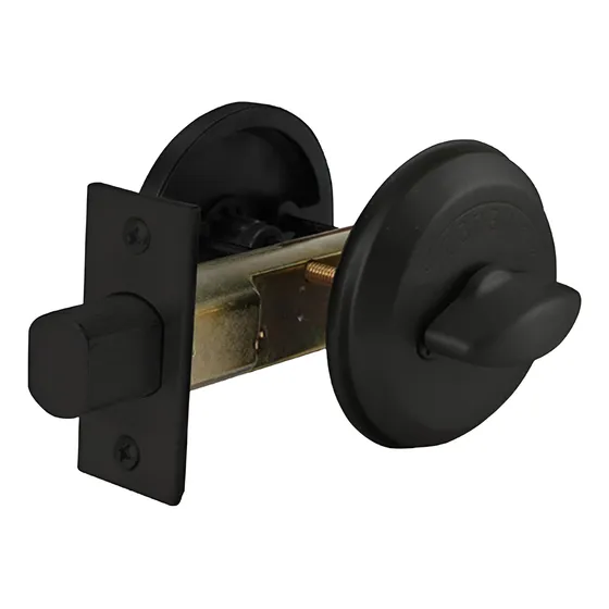 Cerrojo Seguridad 4074 Seguro Interior /cilindro Exterior Color Negro