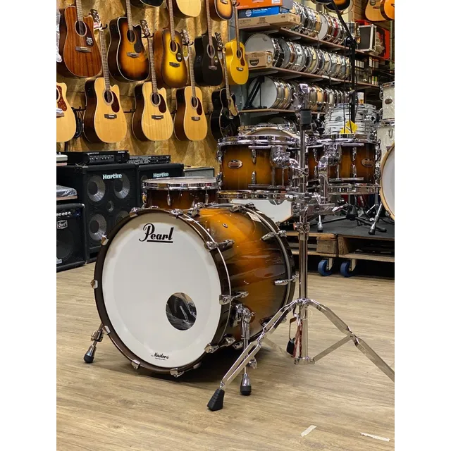 Bateria Pearl Master Maple Reserve 4 Cuerpos Mrv924 343 Color Olive burst