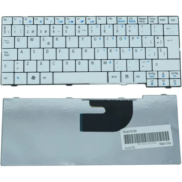 Teclado Acer Aspire One Blanco 531h Kav60 D150 D250 Zg5
