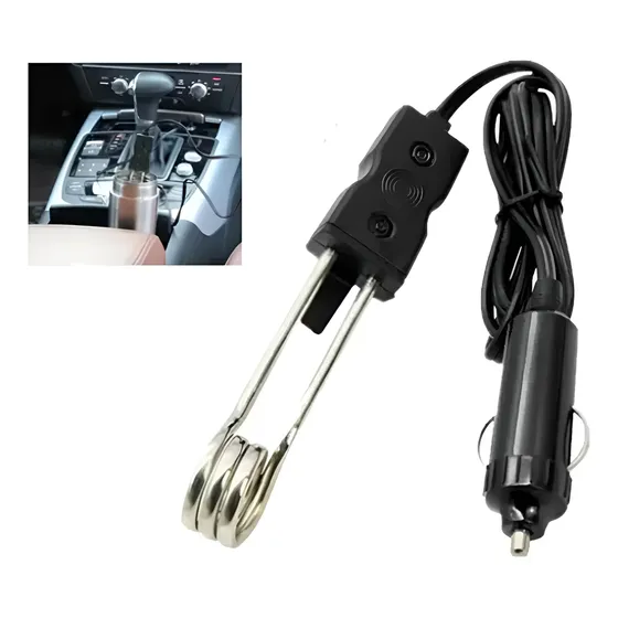 Calentador Inmersión Agua Termo Mate Para Auto 12v $ Luf