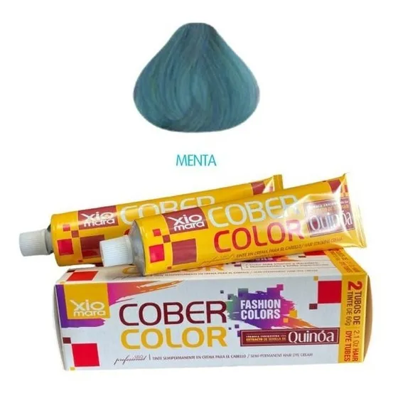 Xiomara Cober Color Tinte 2 Tubos De 60gc/u Tono fashion colors menta