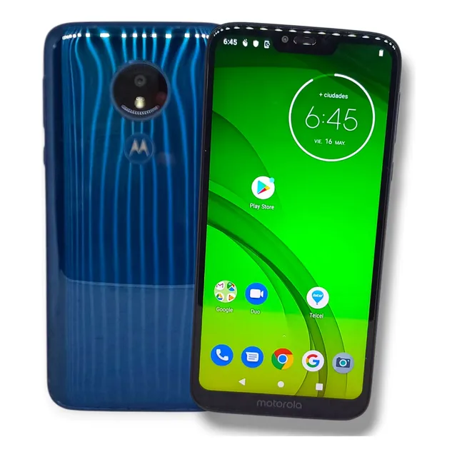 Celular Motorola Moto G7 Power Azul 4gb Ram 64gb Rom Libre Azul Marino (Reacondicionado)