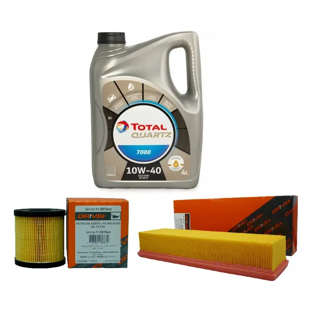 Kit 2 Filtros Alternativos + Aceite Peugeot 208 2008 1.6 N