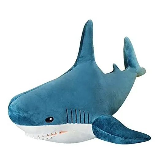 Rittir 30 Inch Chonky Giant Shark Stuffed Animal,soft Srklw