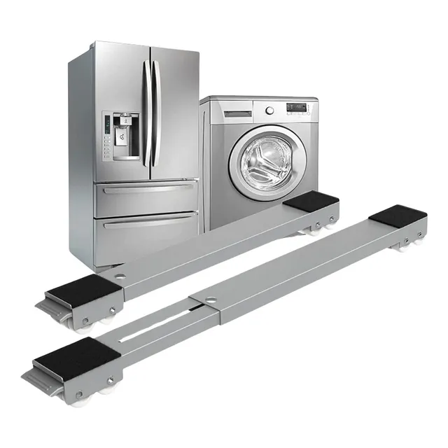 Base Com Rodinhas Ajustável Base Máquina Lavar Móveis