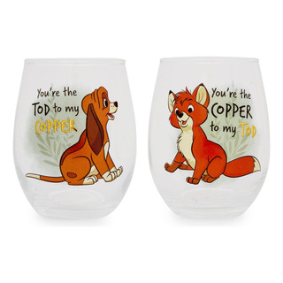 Set De Copas De Vino Toynk Disney Fox And The Hound 600 Ml X Set De Copas De Vino Toynk Disney Fox And The Hound 600 Ml X