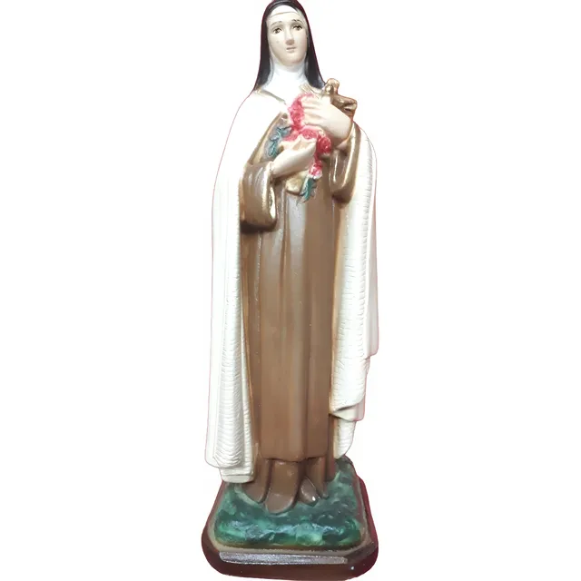 Estatua Imagen Teresita Del Niño Jesús - Yeso Pintado A Mano