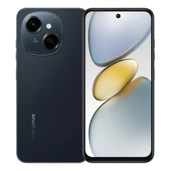 Telefono Tecno Spark Go 1 (kl4) Ds 4gb+128gb Startrail Black Negro