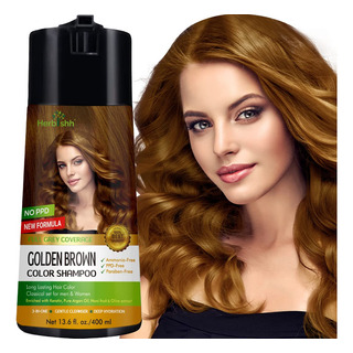 Herbishh Champu Enriquecido Con Color Para Cabello Gris - Fo Herbishh Champu Enriquecido Con Color Para Cabello Gris - Fo