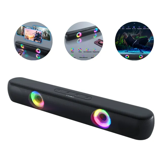 Barra De Sonido Inalámbrica B320 Con Iluminación Rgb