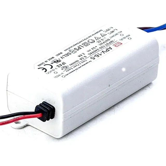 Controlador Led 5v 3.2a 16w Entrada Universal Clase Ii Ip42