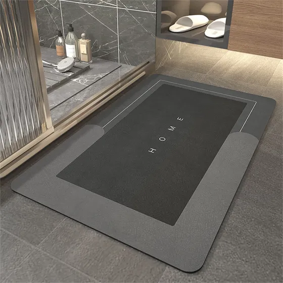 Tapete Suelo Superabsorbente Piel Napa Secado Rapido Lavable