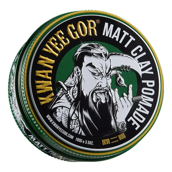 Pomade Kwan Yee Gor Matte Clay Para Hombre, 100 Ml, Fijación