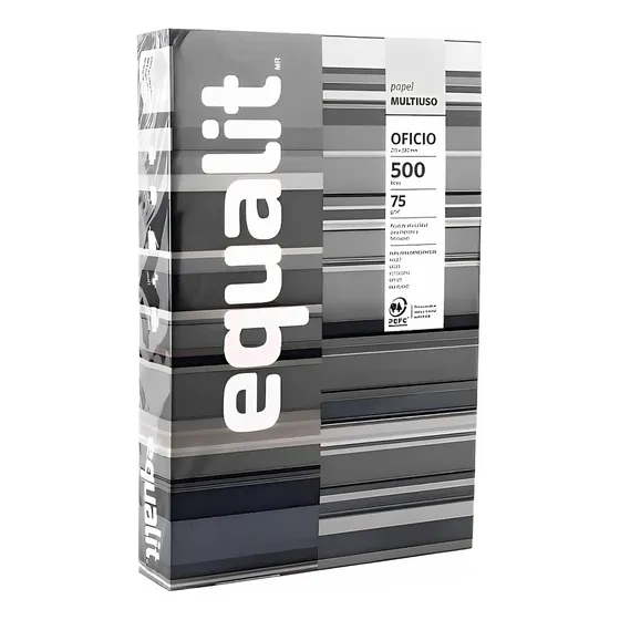 Resma Oficio Equalit 500 Hojas Color Blanco