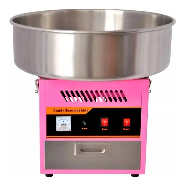 Maquina De Algodón De Azúcar Acero Inoxidable 1000 W 300ºc