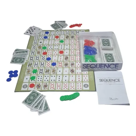 Juego Sequence Mesa Cartas Secuencia Game Multijugador