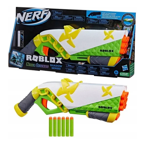 Nerf Roblox Ninja Legends - Shadow Sensei - Incluye 6 Dardos