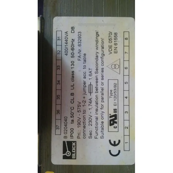 Transformadores De Control 480-240/240-120-48 Vac. Nuevos.