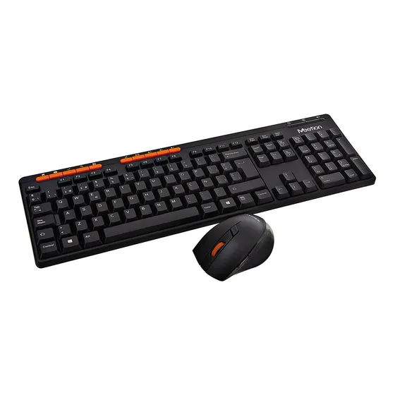 Combo De Teclado Y Mouse Pc Inalambrico Notebook Meetion Ax®