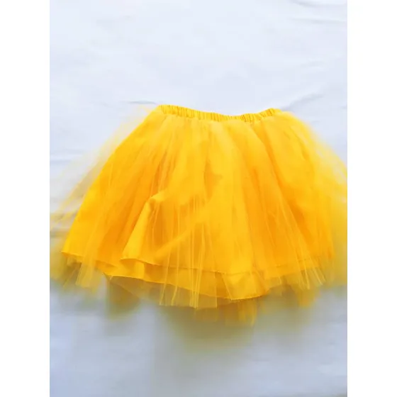 Tutus Amarrillo Para Mujeres Chicas Niñas