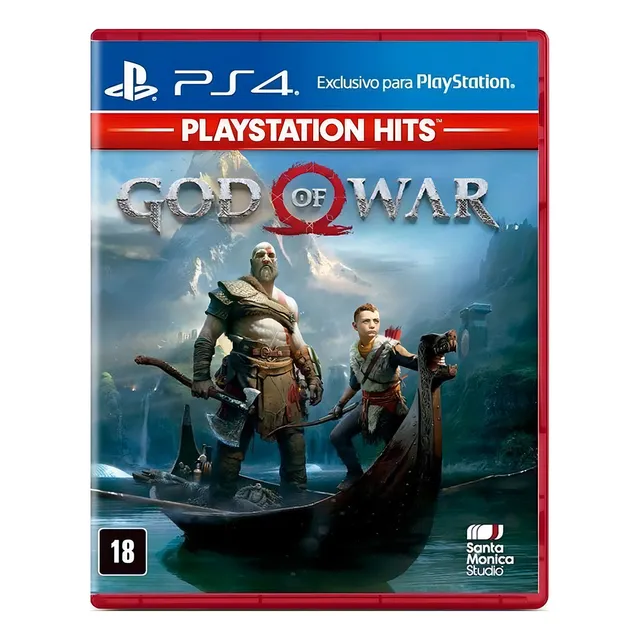 Juego God Of War Hits - Ps4 Capinha Vermelha
