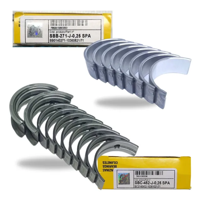 Bronzi Mancal E Biela Gm 1.0 1.4 1.6 1.8 8/16 Original Mahle