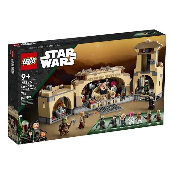 Conjunto de construção Lego Star Wars Throne Room Boba Fett, número de peças: 732